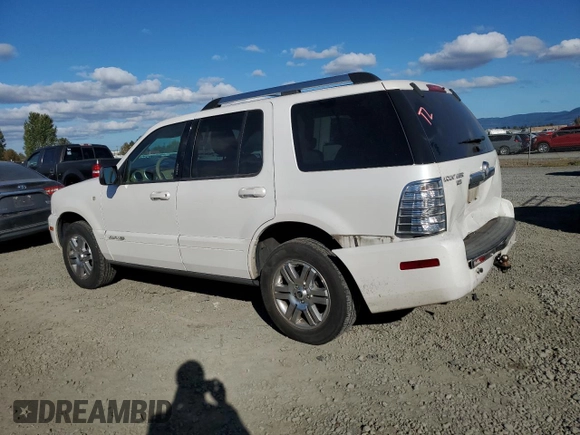 2010 Mercury Mountaineer Premier with VIN 4M2EN4JE4AUJ06304, listed as a Copart auction lot 75058694 with 83,883 mi miles and Salvage Title. Bid and sale history available at carsss.com. Image 2.