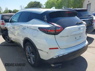 2020 Nissan Murano Platinum z VIN 5N1AZ2DS8LN173821, wystawiony jako IAAI lot #41903876 z przebiegiem 53 989 mil mil oraz . Historia ofert i sprzedaży dostępna na DreamBid. Obrazek 3.