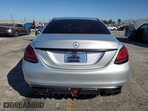 2021 Mercedes-Benz C 300 with VIN W1KWF8DB8MR632402, listed as a Copart auction lot 67762734 with 38,922 mi miles and Salvage Title. Bid and sale history available at carsss.com. Image 6.
