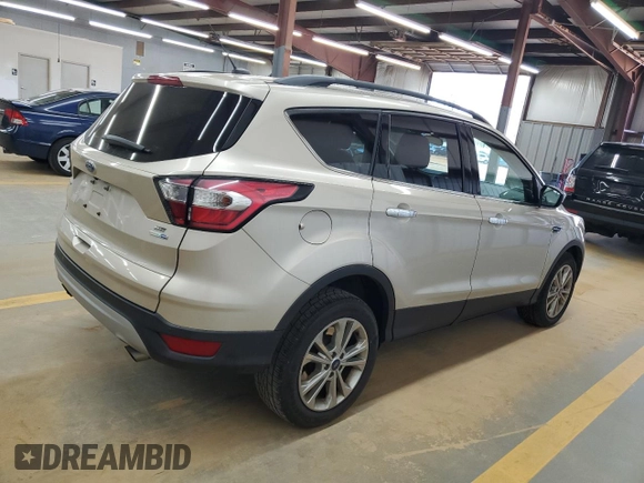2017 Ford Escape SE with VIN 1FMCU9GD2HUD30317, listed as a Copart auction lot 50541085 with 80,421 mi miles and Salvage Title. Bid and sale history available at DreamBid. Image 3.