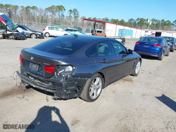 2019 BMW 4 Series 430i with VIN WBA4J1C55KBM16223, listed as a IAAI auction lot 41485623 with 90,099 mi miles. Bid and sale history available at carsss.com. Image 4.