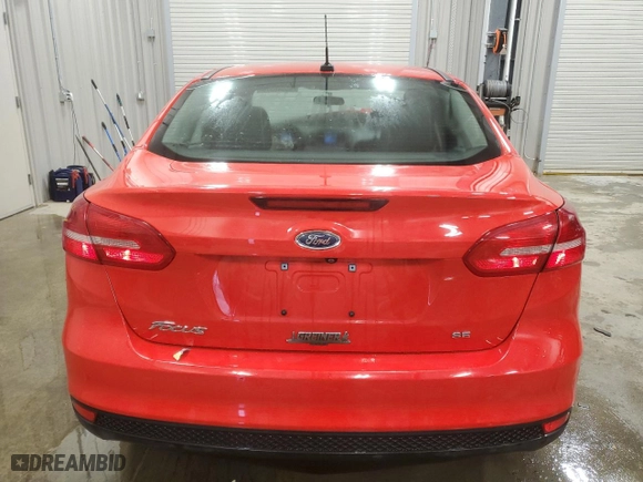 2017 Ford Focus SE with VIN 1FADP3F28HL205587, listed as a Copart auction lot 45046375 with 87,778 mi miles and Salvage Title. Bid and sale history available at carsss.com. Image 6.