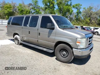 2012 Ford Econoline Passenger XL with VIN 1FBSS3BS8CDB20584, listed as a Copart auction lot 49483935 with 176,388 mi miles and Salvage Title. Bid and sale history available at DreamBid. Image 4.