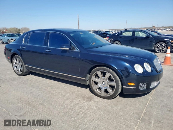 2007 Bentley Flying Spur with VIN SCBBR93WX78043729, listed as a Copart auction lot 49289635 with 66,295 mi miles and Clean Title. Bid and sale history available at DreamBid. Image 4.