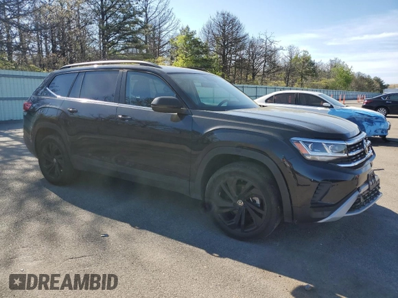 2023 Volkswagen Atlas SE with VIN 1V2KR2CA3PC521929, listed as a Copart auction lot 56293275 with 18,694 mi miles and Salvage title. Bid and sale history available at DreamBid. Image 4.