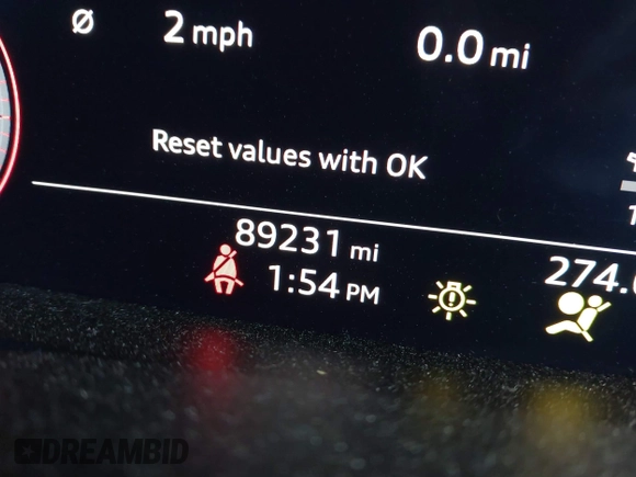 2019 Audi A6 Prestige with VIN WAUM2AF29KN024939, listed as a IAAI auction lot 41432220 with 89,231 mi miles. Bid and sale history available at carsss.com. Image 16.