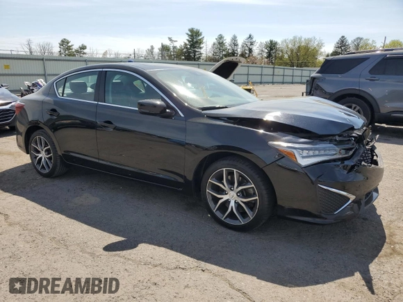 2019 Acura ILX Premium with VIN 19UDE2F71KA009226, listed as a Copart auction lot 54064895 with 77,540 mi miles and Salvage title. Bid and sale history available at DreamBid. Image 4.