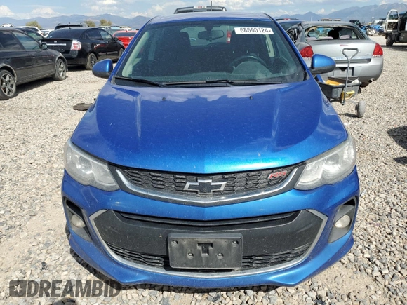 2018 Chevrolet Sonic LT with VIN 1G1JD6SB1J4115929, listed as a Copart auction lot 68690124 with 98,532 mi miles and Salvage title. Bid and sale history available at DreamBid. Image 5.
