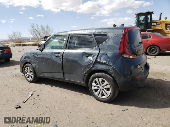 2022 Kia Soul LX with VIN KNDJ23AU8N7801887, listed as a Copart auction lot 47099145 with 22,684 mi miles and Salvage Title. Bid and sale history available at carsss.com. Image 2.
