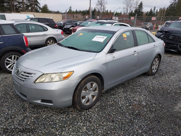 2007 Toyota Camry CE with VIN JTNBE46K573032652, listed as a IAAI auction lot 41762026 with 183,949 mi miles. Bid and sale history available at carsss.com. Image 17.