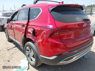 2022 Hyundai Santa Fe SEL with VIN 5NMS24AJ3NH455871, listed as a IAAI auction lot 42074351 with 14,062 mi miles. Bid and sale history available at carsss.com. Image 3.