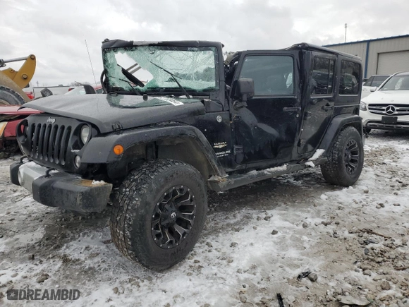 2015 Jeep Wrangler Unlimited Sahara with VIN 1C4HJWEG1FL641741, listed as a Copart auction lot 82763464 with 0 mi miles and Clean Title. Bid and sale history available at carsss.com. Image 1.