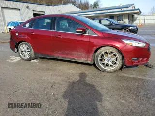 2015 Ford Focus Titanium with VIN 1FADP3J22FL239884, listed as a Copart auction lot 47628525 with 181,624 mi miles and Salvage Title. Bid and sale history available at carsss.com. Image 4.