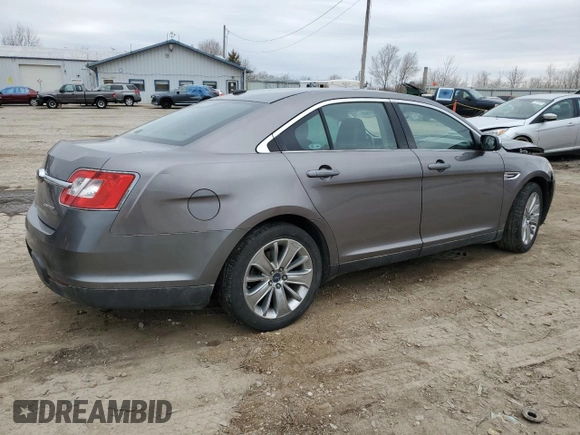 2011 Ford Taurus Limited with VIN 1FAHP2FW8BG185212, listed as a Copart auction lot 50691535 with Not Provided miles and Salvage Title. Bid and sale history available at DreamBid. Image 3.