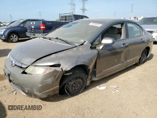 2008 Honda Civic LX z VIN 1HGFA16568L112250, wystawiony jako Copart lot #56859055 z przebiegiem 141 166 mil mil oraz Szkoda całkowita • Salvage title. Historia ofert i sprzedaży dostępna na DreamBid. Obrazek 1.