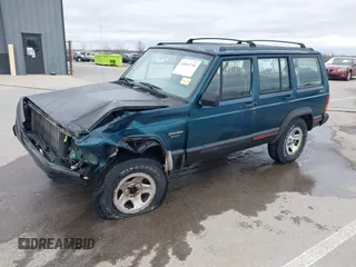 1996 Jeep Cherokee Sport with VIN 1J4FJ68S5TL235507, listed as a IAAI auction lot 41834736 with 174,634 mi miles. Bid and sale history available at carsss.com. Image 17.