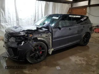 2021 Land Rover Range Rover Sport SVR with VIN SALWZ2RE2MA775371, listed as a Copart auction lot 84211924 with 23,017 mi miles and Salvage Title. Bid and sale history available at DreamBid. Image 1.