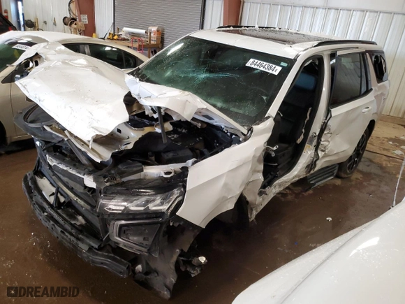 2022 Chevrolet Tahoe RST with VIN 1GNSKRKL3NR174170, listed as a Copart auction lot 84464384 with 0 mi miles and Non Repairable. Bid and sale history available at carsss.com. Image 1.