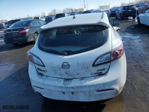 2012 Mazda Mazda3 i Touring with VIN JM1BL1L74C1637700, listed as a Copart auction lot 46438305 with 184,097 mi miles and Salvage Title. Bid and sale history available at carsss.com. Image 6.