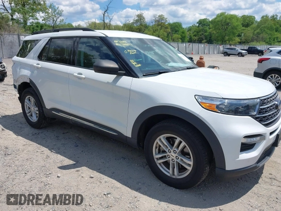 2021 Ford Explorer XLT z VIN 1FMSK8DH5MGA54632, wystawiony jako IAAI lot #42229993 z przebiegiem 34 304 mil mil oraz . Historia ofert i sprzedaży dostępna na DreamBid. Obrazek 1.