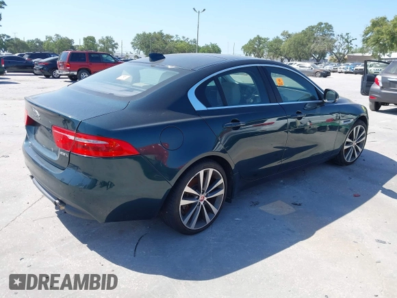 2017 Jaguar XE 25t Prestige with VIN SAJAE4BG0HA963656, listed as a IAAI auction lot 42136491 with 1 mi miles. Bid and sale history available at carsss.com. Image 4.