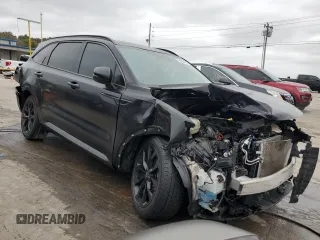 2021 Kia Sorento SX with VIN 5XYRK4LF8MG012857, listed as a Copart auction lot 74309444 with 106,594 mi miles and Salvage Title. Bid and sale history available at carsss.com. Image 4.