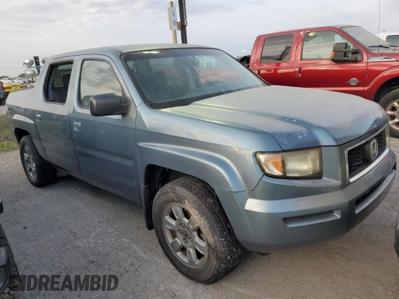 2007 Honda Ridgeline RTX with VIN 2HJYK16327H547986, listed as a Copart auction lot 76368824 with 0 mi miles and Salvage Title. Bid and sale history available at carsss.com. Image 4.