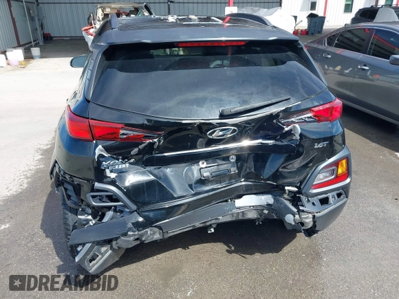 2018 Hyundai Kona Limited with VIN KM8K33A58JU078785, listed as a IAAI auction lot 41808445 with 58,738 mi miles. Bid and sale history available at carsss.com. Image 16.