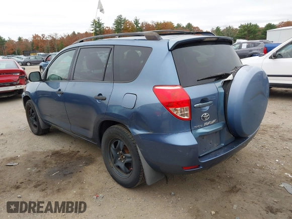 2007 Toyota RAV4 with VIN JTMBK33V675027230, listed as a IAAI auction lot 40697729 with 288,662 mi miles. Bid and sale history available at carsss.com. Image 3.