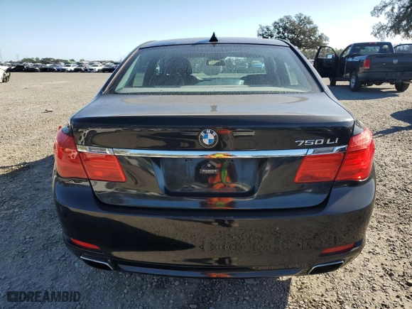 2012 BMW 7 Series 750Li with VIN WBAKB8C55CC965333, listed as a Copart auction lot 84319504 with 80,042 mi miles and Non Repairable. Bid and sale history available at carsss.com. Image 6.