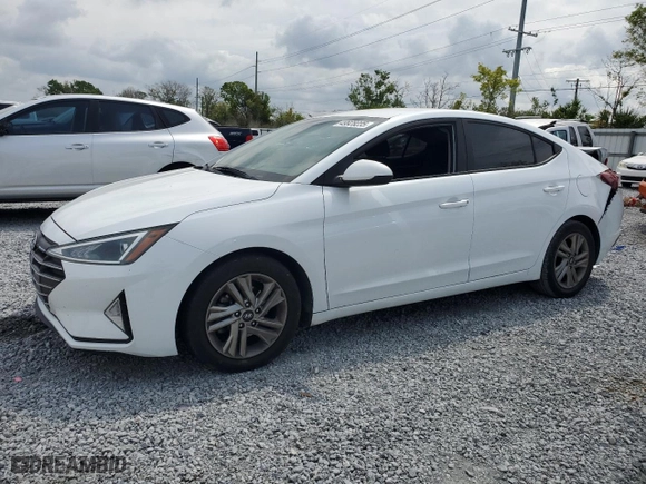 2019 Hyundai Elantra SEL with VIN 5NPD84LF9KH489053, listed as a Copart auction lot 49928235 with 98,358 mi miles and Salvage Title. Bid and sale history available at carsss.com. Image 1.