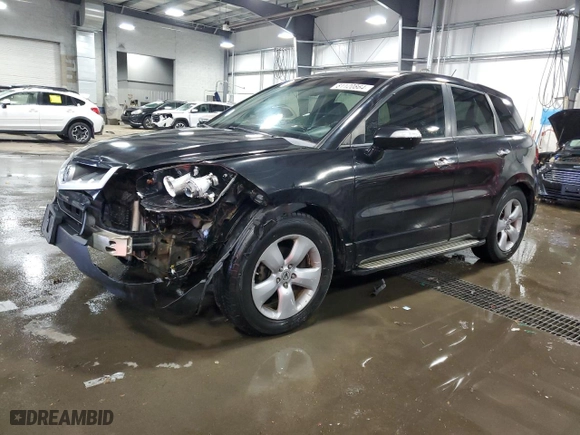 2009 Acura RDX Tech Pkg with VIN 5J8TB18519A003060, listed as a Copart auction lot 81120864 with 191,275 mi miles and Salvage Title. Bid and sale history available at carsss.com. Image 1.