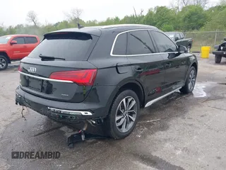 2021 Audi Q5 Premium Plus with VIN WA1BAAFY3M2013760, listed as a IAAI auction lot 41904740 with 64,829 mi miles and . Bid and sale history available at DreamBid. Image 4.