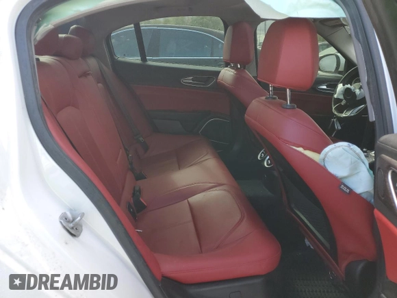 2020 Alfa Romeo Giulia Ti with VIN ZARFANBN2L7630701, listed as a Copart auction lot 75291064 with 0 mi miles and Salvage Title. Bid and sale history available at carsss.com. Image 10.