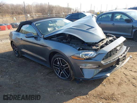 2022 Ford Mustang EcoBoost with VIN 1FATP8UH1N5124527, listed as a IAAI auction lot 41716969 with 32,726 mi miles. Bid and sale history available at carsss.com. Image 1.