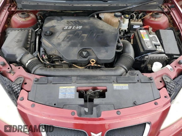 2008 Pontiac G6 GT with VIN 1G2ZH17N984289315, listed as a Copart auction lot 61216885 with 180,592 mi miles and Salvage title. Bid and sale history available at DreamBid. Image 11.