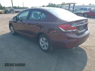 2013 Honda Civic LX z VIN 19XFB2F51DE263355, wystawiony jako IAAI lot #42415164 z przebiegiem 102 748 mil mil oraz . Historia ofert i sprzedaży dostępna na DreamBid. Obrazek 3.