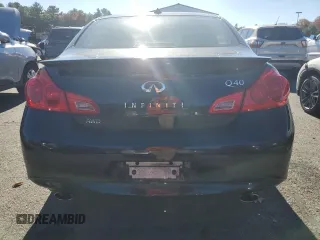 2015 Infiniti Q40 with VIN JN1CV6AR3FM522883, listed as a Copart auction lot 77555294 with 124,449 mi miles and Salvage Title. Bid and sale history available at carsss.com. Image 6.