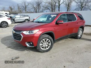 2020 Chevrolet Traverse LT Cloth with VIN 1GNERGKW7LJ198829, listed as a Copart auction lot 47864175 with 73,707 mi miles and Salvage Title. Bid and sale history available at carsss.com. Image 1.