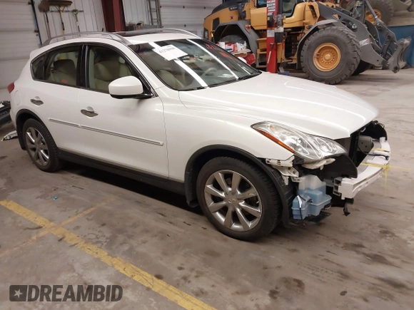 2012 Infiniti EX Journey with VIN JN1AJ0HR6CM450062, listed as a IAAI auction lot 41278098 with 141,072 mi miles. Bid and sale history available at carsss.com. Image 1.