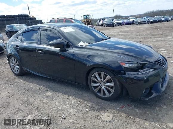 2014 Lexus IS 250 with VIN JTHCF1D20E5013076, listed as a IAAI auction lot 41987993 with 116,173 mi miles and . Bid and sale history available at DreamBid. Image 1.