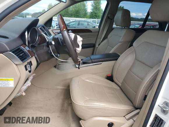 2012 Mercedes-Benz M 350 with VIN 4JGDA5HB8CA087478, listed as a Copart auction lot 63348515 with 52,192 mi miles and Salvage title. Bid and sale history available at DreamBid. Image 7.