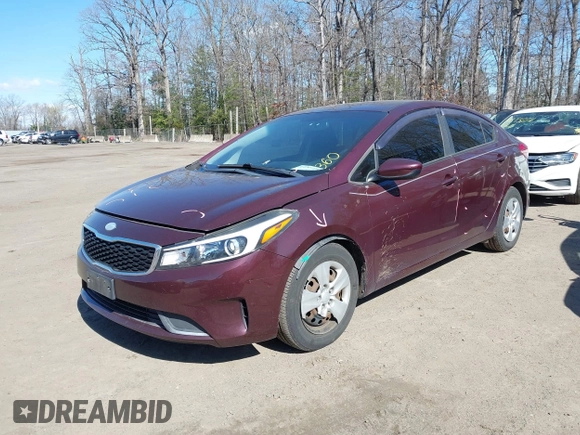 2017 Kia Forte LX with VIN 3KPFK4A75HE148512, listed as a IAAI auction lot 41869999 with 108,956 mi miles. Bid and sale history available at carsss.com. Image 19.