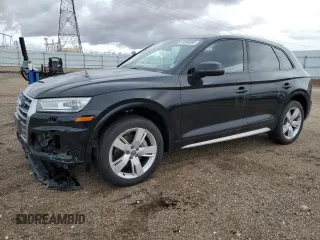 2018 Audi Q5 Premium with VIN WA1ANAFY3J2005833, listed as a Copart auction lot 49168385 with 122,246 mi miles and Salvage title. Bid and sale history available at DreamBid. Image 1.