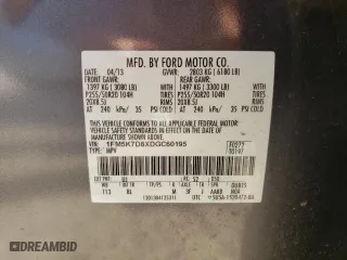 2013 Ford Explorer XLT with VIN 1FM5K7D8XDGC60195, listed as a Copart auction lot 89312245 with 145,621 mi miles and Salvage Title. Bid and sale history available at carsss.com. Image 14.