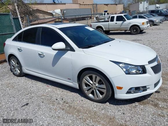 2011 Chevrolet Cruze LTZ with VIN 1G1PH5S9XB7206932, listed as a IAAI auction lot 41991371 with 164,240 mi miles. Bid and sale history available at carsss.com. Image 1.