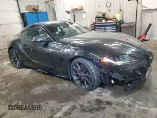 2025 Toyota GR Supra 3.0 with VIN WZ1DB0G0XSW068535, listed as a Copart auction lot 42484175 with 3,740 mi miles and Salvage Title. Bid and sale history available at carsss.com. Image 4.