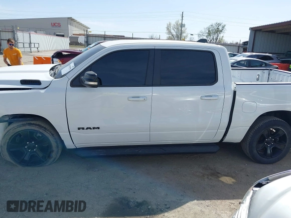 2021 Ram 1500 Big Horn with VIN 1C6SRFFT0MN521027, listed as a IAAI auction lot 41830596 with 55,013 mi miles and . Bid and sale history available at DreamBid. Image 15.