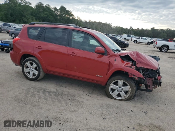2007 Toyota RAV4 Sport with VIN JTMZD32V476028588, listed as a Copart auction lot 56680415 with 128,025 mi miles and Salvage title. Bid and sale history available at DreamBid. Image 4.
