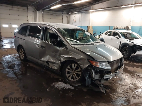 2017 Honda Odyssey EX-L with VIN 5FNRL5H62HB008134, listed as a IAAI auction lot 41378943 with 197,937 mi miles and . Bid and sale history available at DreamBid. Image 6.
